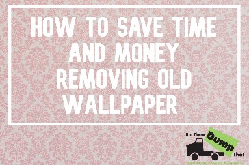 save time and money removing old wallpaper